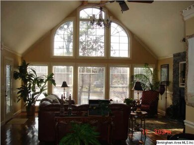 Great room with view to lake