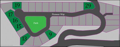 Pioneer Mesa PUD map green