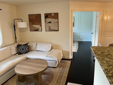 Living area with baseboards