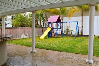 Extra deep backyard with covered patio and bbq.
