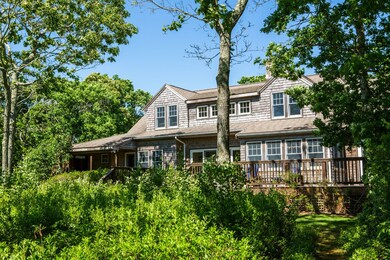 Exterior house facing the pond