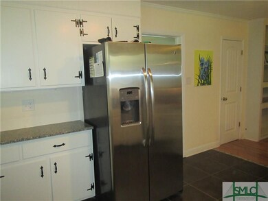 kitchen with stainless steel refrigerator