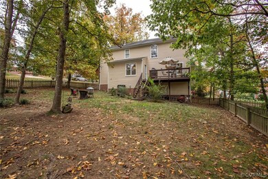 Corner lot and large back deck