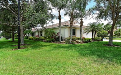 Side view of residence on large corner lot