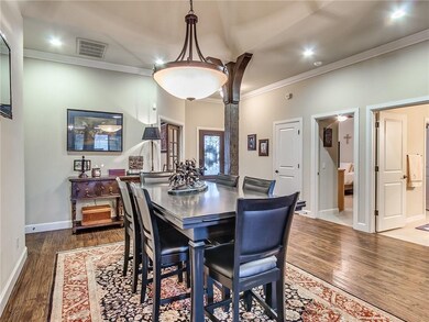 Large dining area