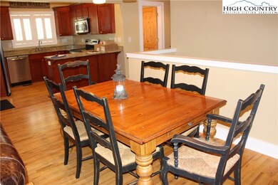 The fining area is the center of the open floor pl
