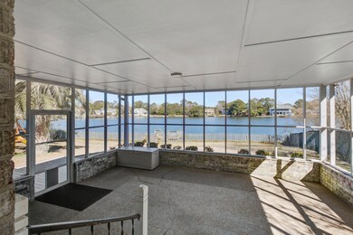 Huge screened in porch