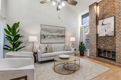 High Ceilings make the room feel open and spacious