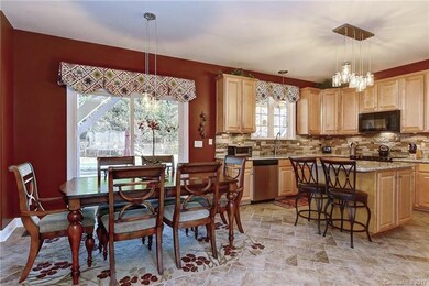 Breakfast area and part of kitchen