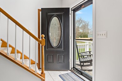 Front Door below Skylight