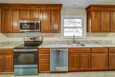 New kitchen includes wood cabinets with soft close
