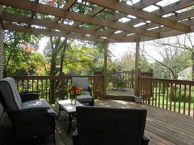 Patio/Deck. Totally private large DECK with a view