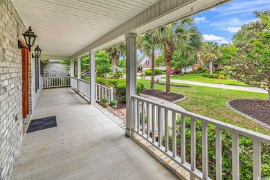 Covered front porch