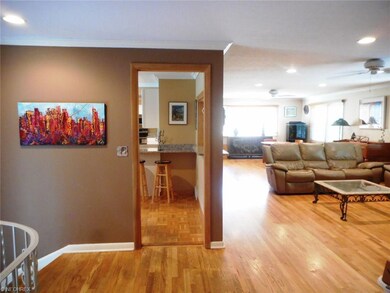 From the hallway opposite the kitchen, the bedroom