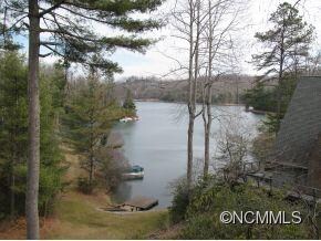 VIEW UP THE  LAKE FROM HOUSE