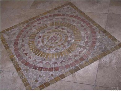 medalion in foyer floor