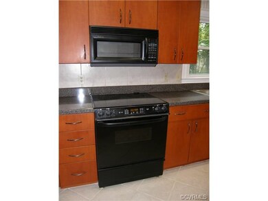 Black Appliances: Smooth top Range & Microwave