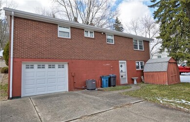 Deep, 1 car integral garage.  Walk out lower level