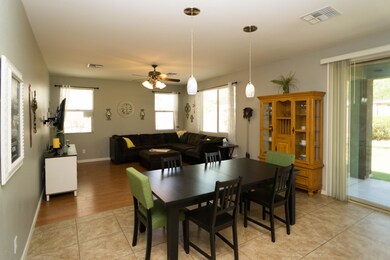 Eat-In Kitchen Overlooks Family Room