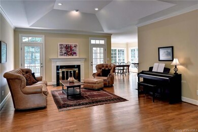 Family Room with Gas FP