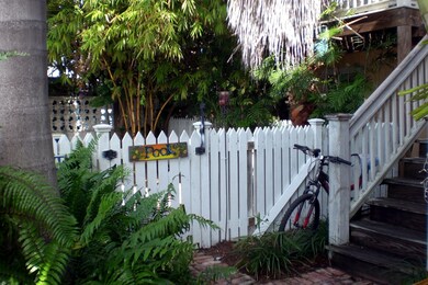 Fenced in pool area