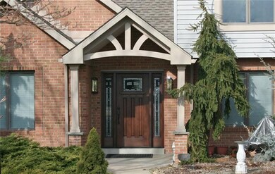 Greet your guests at the covered front porch...