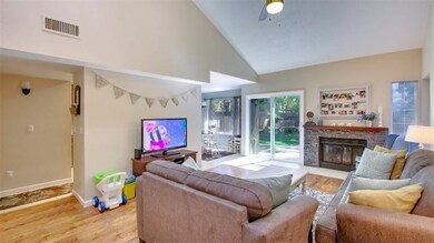 A sizable living room for family time.