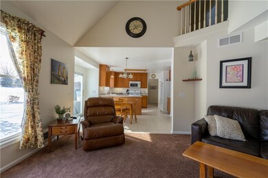 Family room open to kitchen area - second floor ov