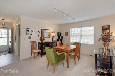 Spacious dining room
