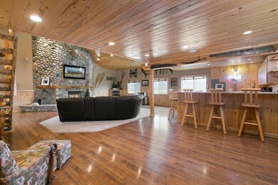 Entry Space to great room and bar