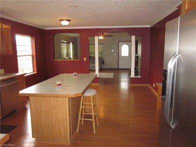 Large open kitchen
