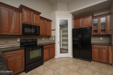 Kitchen with walk-in pantry