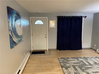 Front entrance and living area