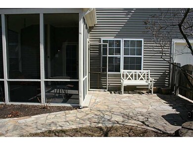 Exterior Back. Stunning Georgian stone patio!