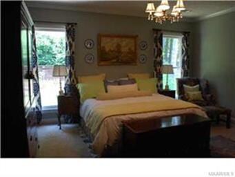 Master bedroom with two LARGE walk-in closets