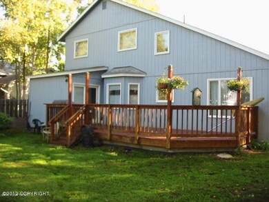 Back of home in summer