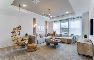 Spacious game room on second floor *Photos of furn