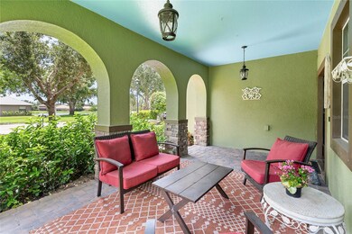 One of the largest covered front entryways you'll find in the area