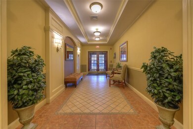 Welcoming lobby is attractive and well tended to.