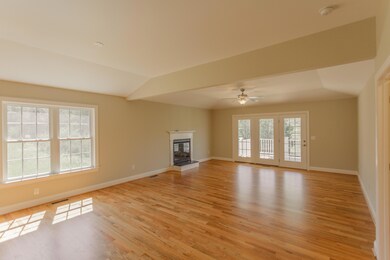 Dining area and living room