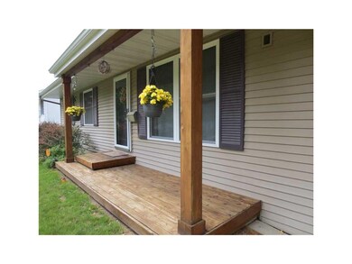 Front Exterior. Welcoming front deck.