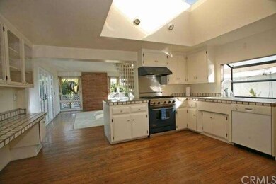 Good size kitchen opens into family room and has a