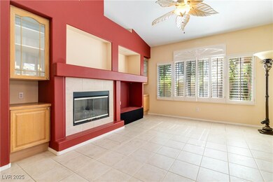 Unfurnished living room featuring a ceiling fan, a