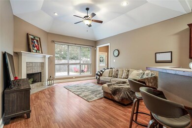 laminate wood flooring and tons of natural light