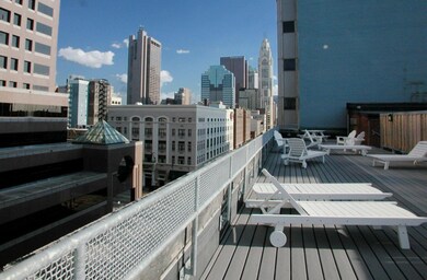arena district lofts roof deck