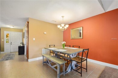 Tiled Dining Room