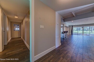 Hallway and Living Room