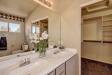 Master Bathroom with Two Sinks!