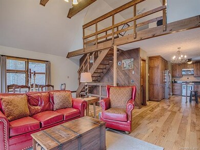 View to loft from great room