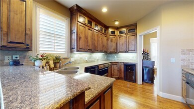 Lots of storage and under-cabinet lighting.